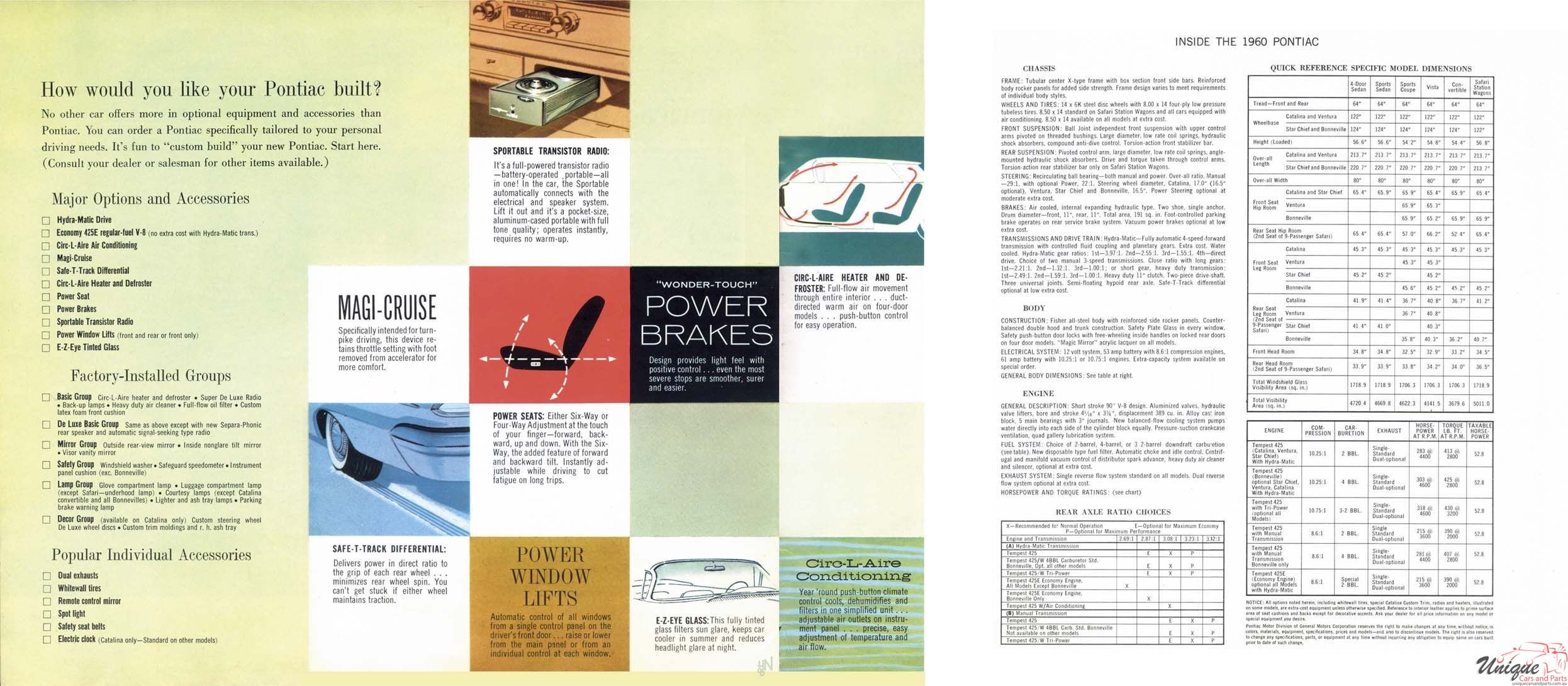 1960 Pontiac Prestige Brochure Page 11